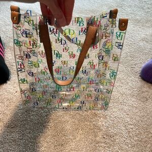 Dooney and Burke translucent mini bag